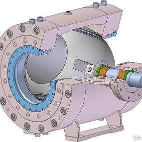 Válvulas esféricas de turbina tipo SPV-3P-M