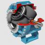 Spherical turbine inlet valves - type SPV-2P-M
